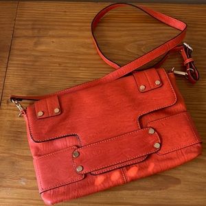 melie bianco orange crossbody purse. NWOT